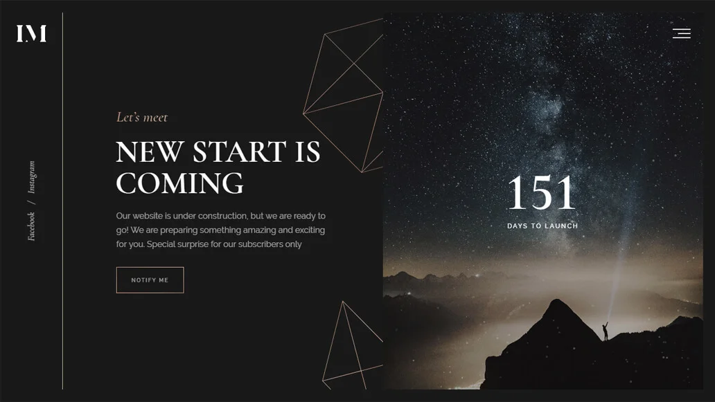 Imbue - Classy Coming Soon and Landing Page Template